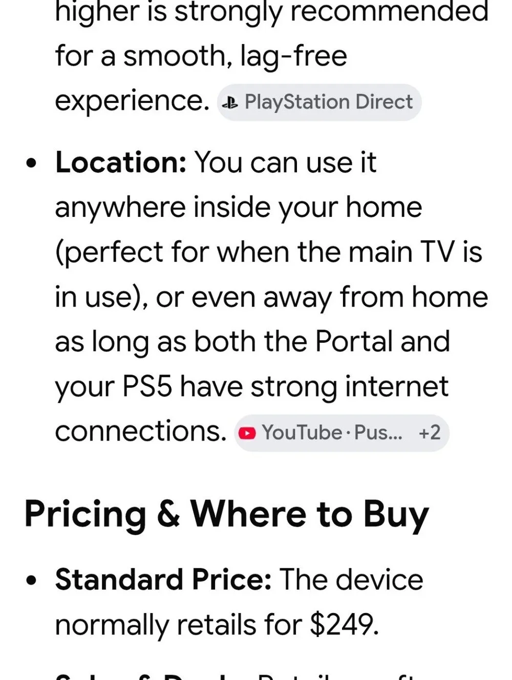 Sony Playstation Portal With Kickstand Case And Carrying Case